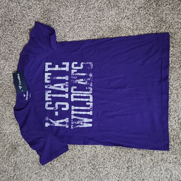 K-State/ Kansas State purple unisex tshirt NWT small - Picture 1 of 3